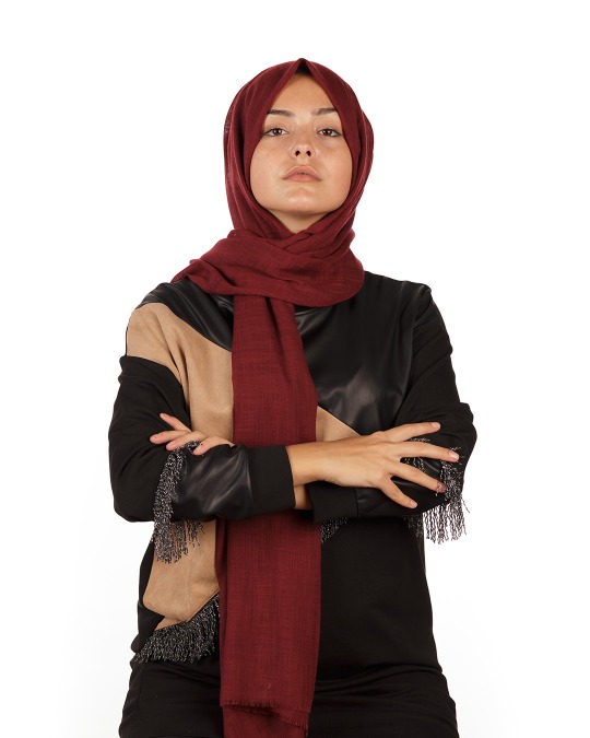 Kırmızı Flam Şal