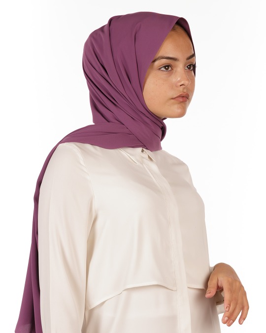 Mürdüm Medine İpeği Şal