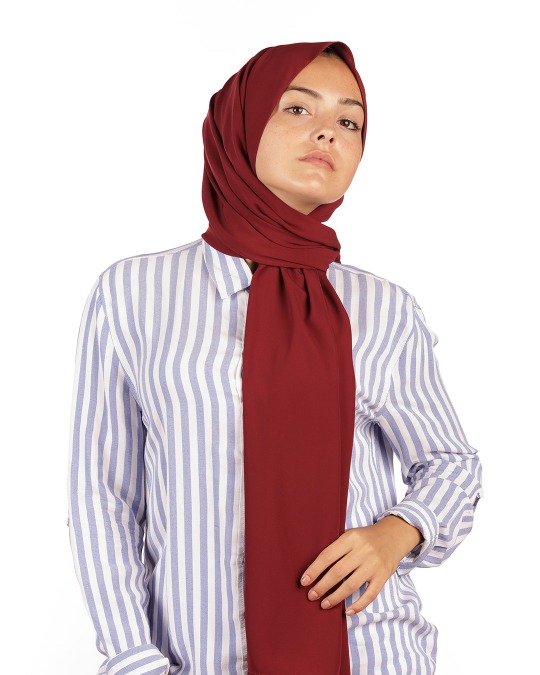 Vişne Medine İpeği Şal